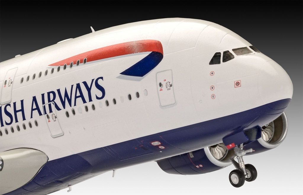 Revell 03922 - Airbus A380-800 British Airways - 1/144 - 55.5 cm envergure - 163 pièces