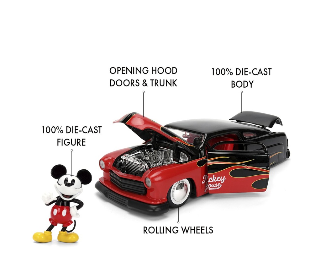 Jada - Disney® - Michey Mouse & 1951 Mercury Coupe - 1/24