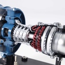 Teching - Turboréacteur - Modèle équipant les Airbus A320, Boeing 737, etc... - Kit motorisé avec pièces en aluminium et acier - Accu 450 mAh - Poids : 1.2 Kg - 150+ pcs - Niveau : ★☆☆☆☆