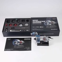 Teching - Turboréacteur - Modèle équipant les Airbus A320, Boeing 737, etc... - Kit motorisé avec pièces en aluminium et acier - Accu 450 mAh - Poids : 1.2 Kg - 150+ pcs - Niveau : ★☆☆☆☆