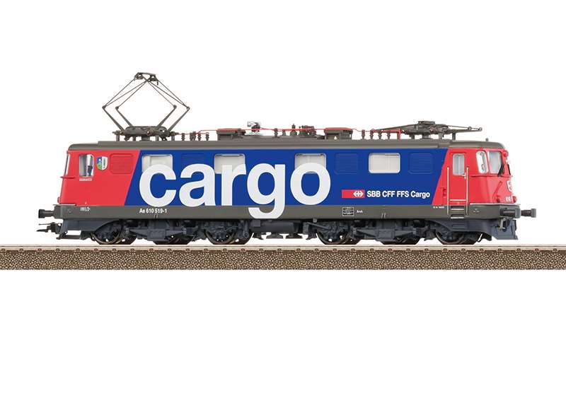 Trix 25667 - Locomotive électrique Ae 610 Cargo - 610 519-1 ville de Giubiasco - SBB-CFF-FFS - MFX DCC - HO