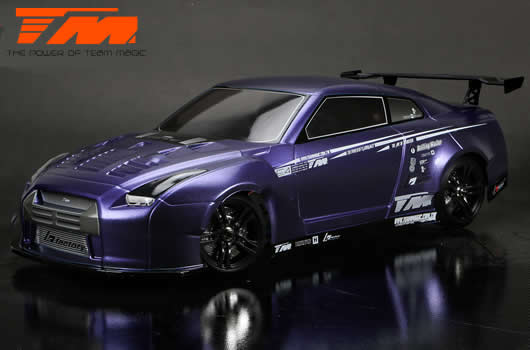 TM Team Magic - Voiture électrique de Drift E4D-MF R35 - 4WD - RTR (Avec radiocommande et ESC) - 1/10 - (sans batterie ni chargeur)