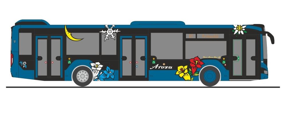 Rietze 75416 - Bus MAN Lion's City 12 - Arosa (CH) - 1/87