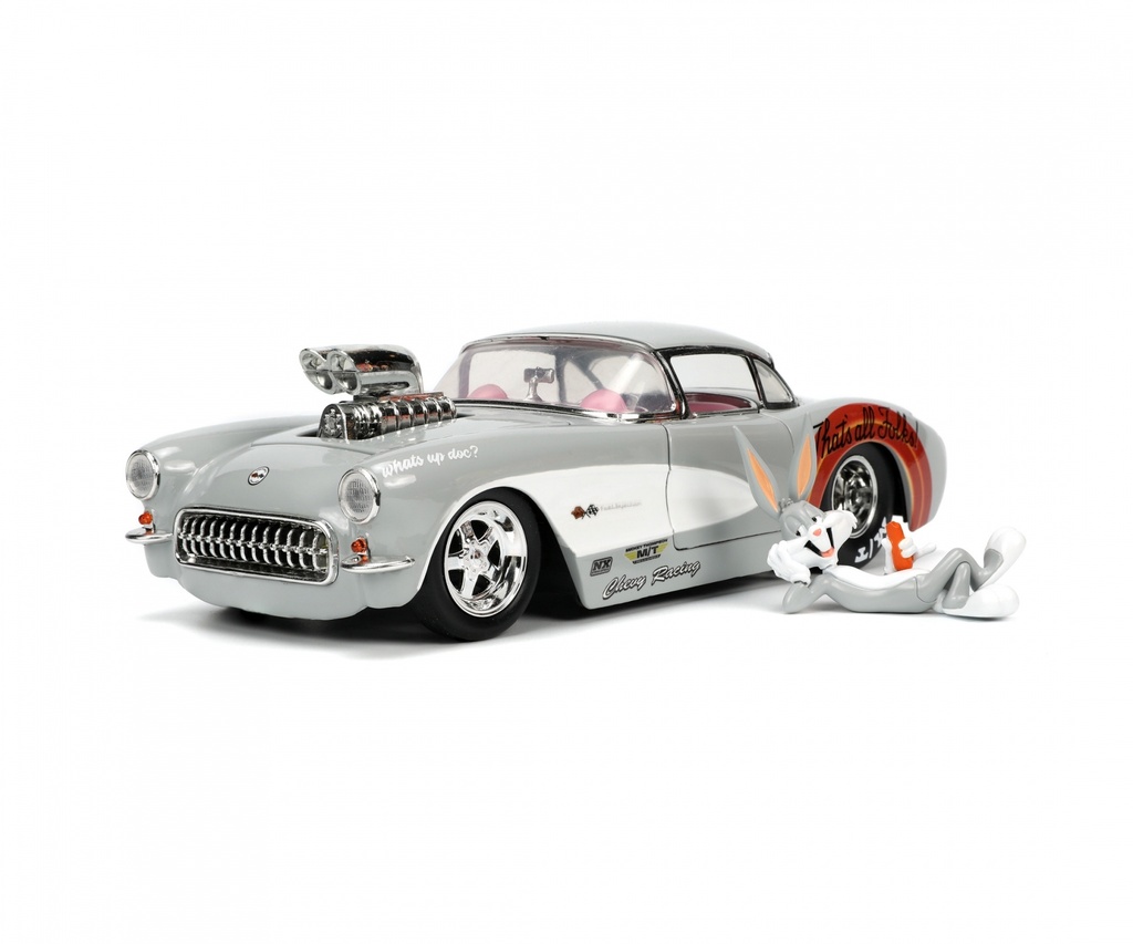 Jada - Looney Tunes® - Bugs Bunny & 1957 Chevrolet Corvette  - 1/24
