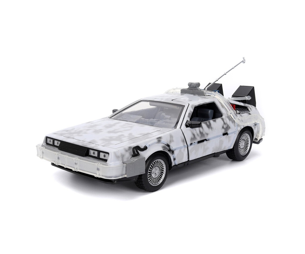 Jada - Back To The Future Frost® - Time Machine Delorean DMC - Avec effet de lumières - 1/24