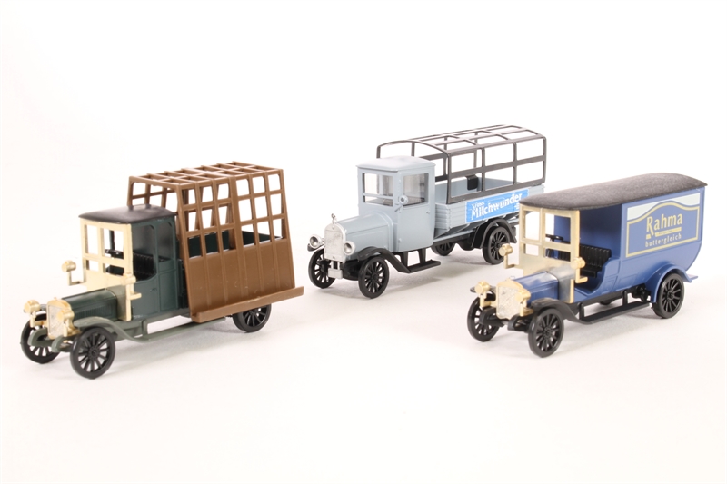 Märklin 1884 - Ensemble de modèles réduits historiques de voitures de livraison anciennes (3 pièces) - HO