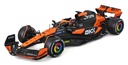 Burago - McLaren F1 Team - MCL38 - O. Piastri  #81 - 2024 - Avec vitrine de présentation - 1/24