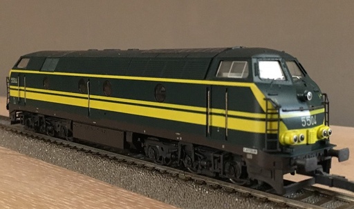 Märklin 3467 - Locomotive diesel Serie 55 - Belgique - HO
