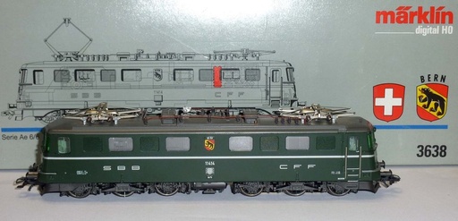 Märklin 3638 Locomotive électrique - SBB - CFF - Ae 6/6 - 700 ans CH - HO