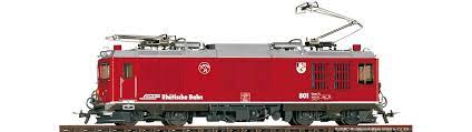 Bemo 1267 111 - Locomotive à 2 moteurs - RhB Gem 4/4 - N° 801 - HOm