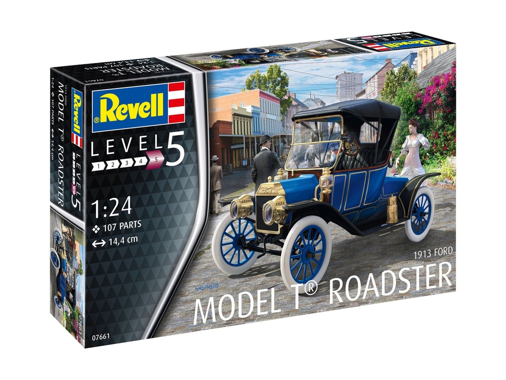 Revell 07661- Ford 1913 Model T Roadster - 1/24 - 14.4 cm long