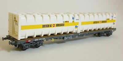 HAG 357 - SBB Wagon conteneur en vrac "Bertschi" - DC - HO