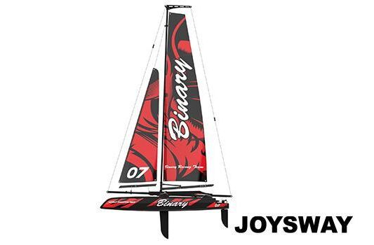 Joysway - Voilier "Catamaran rouge Binary" V2 - RTR (y compris piles)
