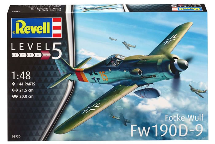 Revell 03930 - Focke Wulf Fw 190D-9 - 1/48 - 21.5 cm envergure - 144 pièces