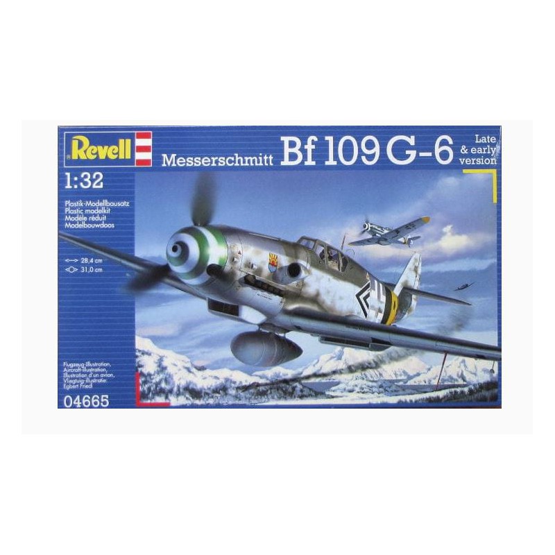 Revell 04665 - Messerschmitt B109 G-6 - 1/32 - 31.0 cm envergure