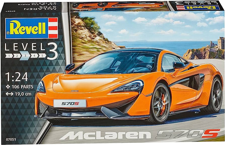 Revell 07051 - McLaren 570S - 1/24 - 19 cm long - 106 pièces