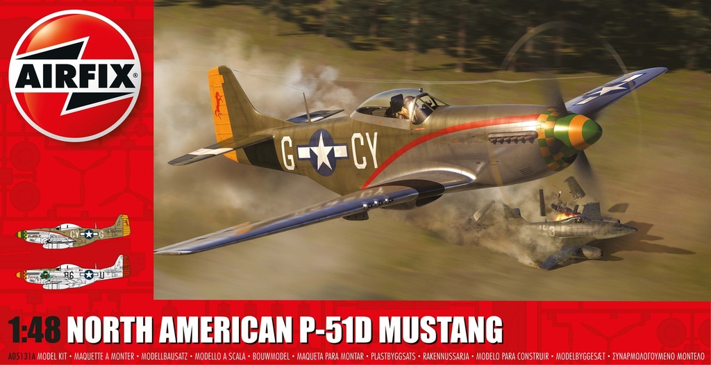 Airfix - Avion Mustang P-51D nord-américain - 1/48