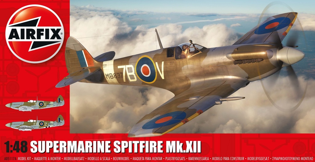 Airfix - Avion Supermarine Spitfire Mk XII - 1/48