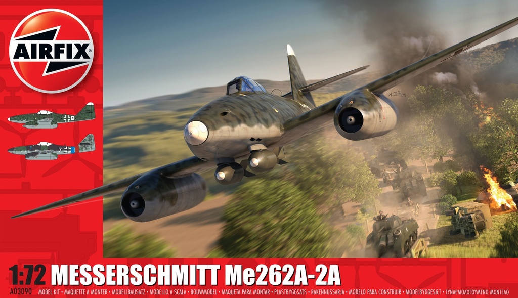 Airfix - Avion Messerschmitt ME262A-2A - 1/72