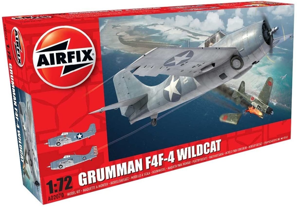 Airfix - Avion Grumman F4F-4 Chat sauvage- 1/72