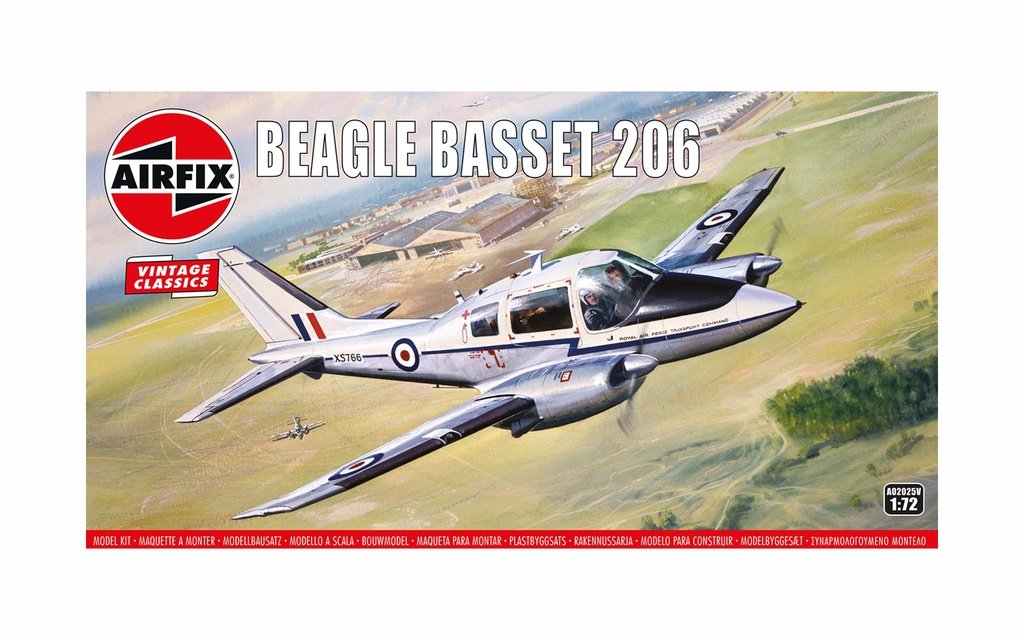 Airfix - Avion Beagle Basset 206 - 1/72