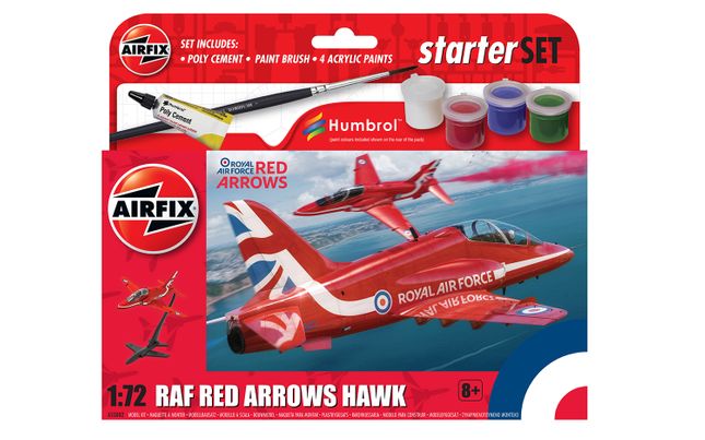 Airfix - Starter Kit RAF Red Arrows Gnat - 1/72