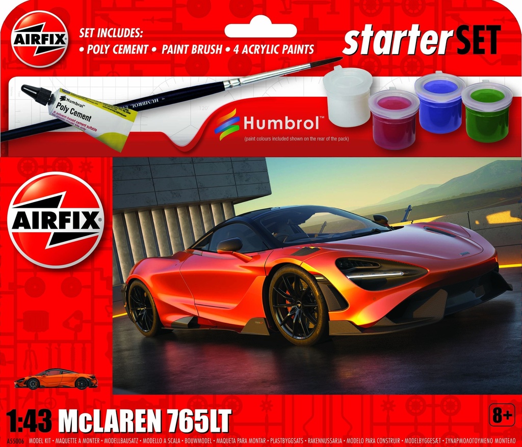 Airfix - Starter Kit mClAREN 765 - 1/43