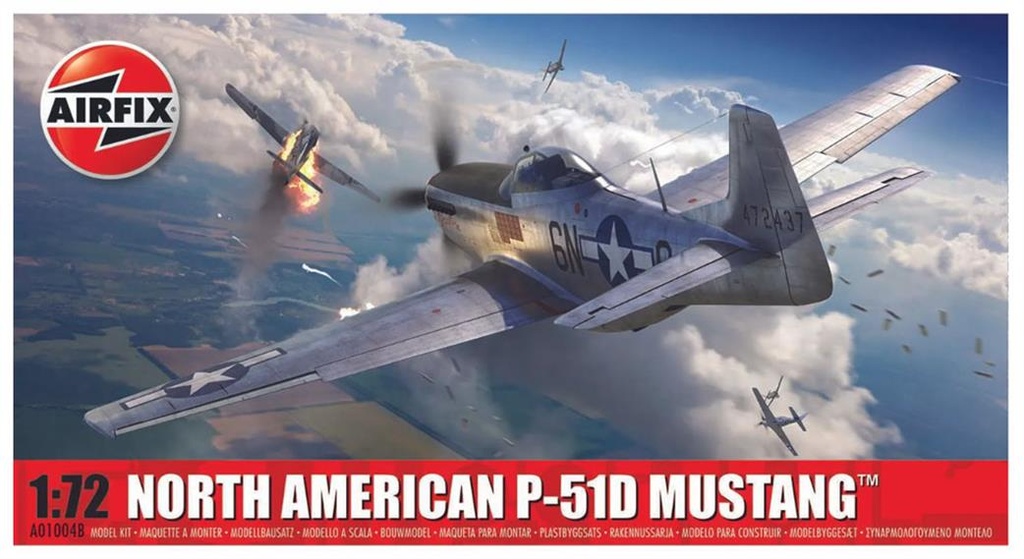 Airfix - Avion North American P-51D Mustang - 1/72