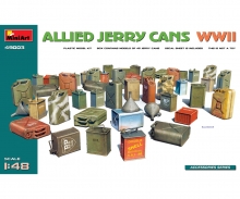 MiniArt 49003 - WW2 Allied Jerry Cans (45 pièces) - 1/48