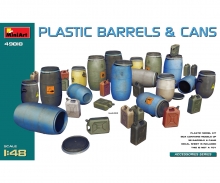 MiniArt 49010 - Barrels et Cans (32 pièces) - 1/48