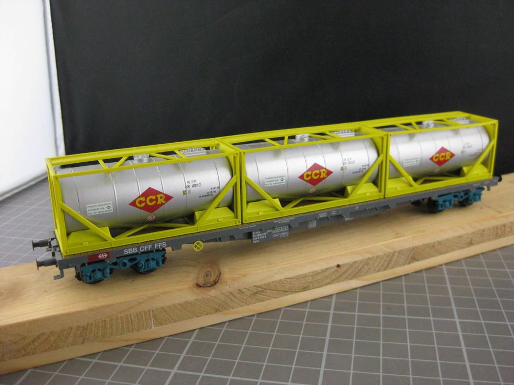 HAG 397 - SBB Wagon citerne "CCRtainer" - DC - HO