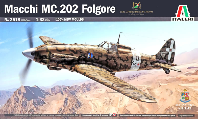 Italeri 2518 - Avion Macchi MC.202 Folgore - 1/32