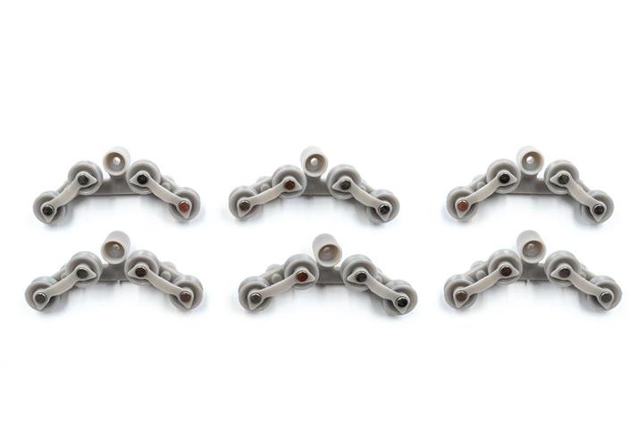 JC - Jeu de 6 poulies de remplacement pour installation de télécabines - 1/32