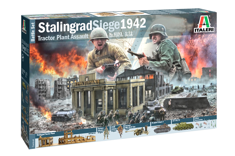 Italeri 6193 - Battle Set - StalingradSiege - 1942 - (Tractor Plant Assault) - 1/72  