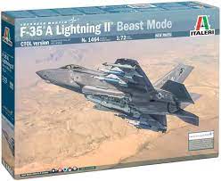 Italeri 1464 - Avion F-35A Lightning II -  Beast Mode -1/72 