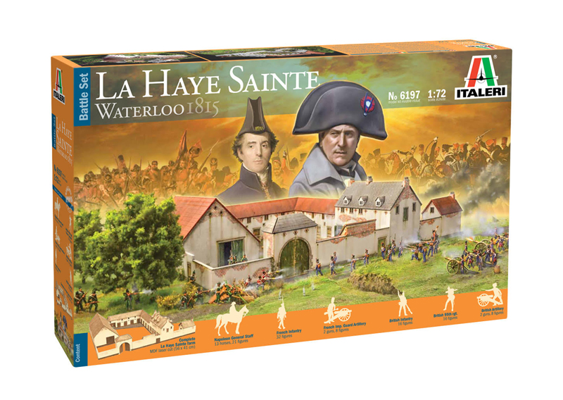 Italeri 6197 - Battle Set - La Haye Sainte Waterloo - 1815 - 1/72  