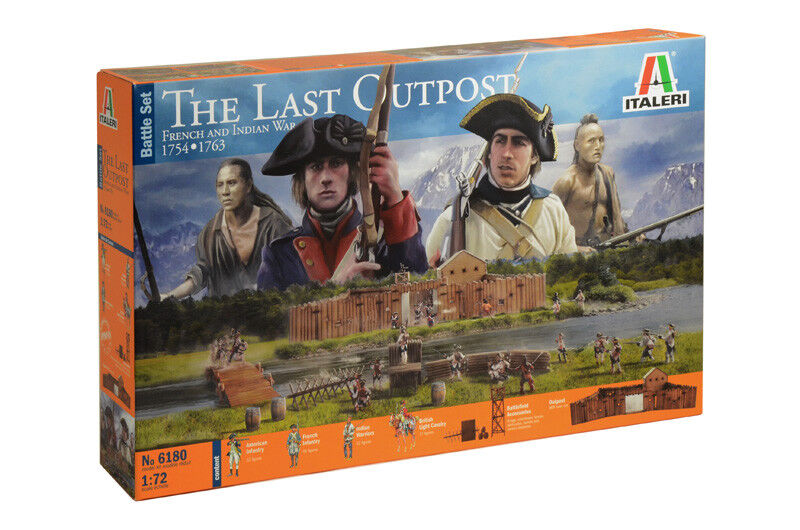 Italeri 6180 - Battle Set - The Last Outpost - French and Indian War - 1754 ° 1763 - 1/72   