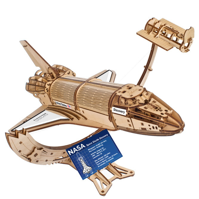 Ugears NASA Space Shuttle Discovery 3D (315 pièces) 