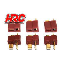 HRC - 9030 - Connecteur Ultra T Gold - Mâle et Femelle (3 pièces de chaque) 