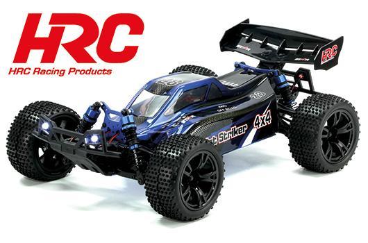 HRC - Voiture électrique Buggy 4WD - RTR - HRC NeoXX - Brushless - Dirt Stricker - 1/10 - Bleue et Noire 