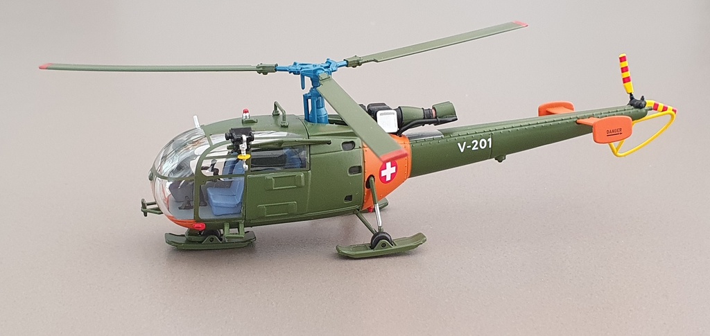 ACE - Hélicoptère Alouette III - V-201- Forces aériennes suisses - 1/72  