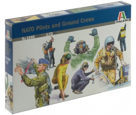 Italeri 1246 - NATO Pilots and ground crew Kit - 1/72