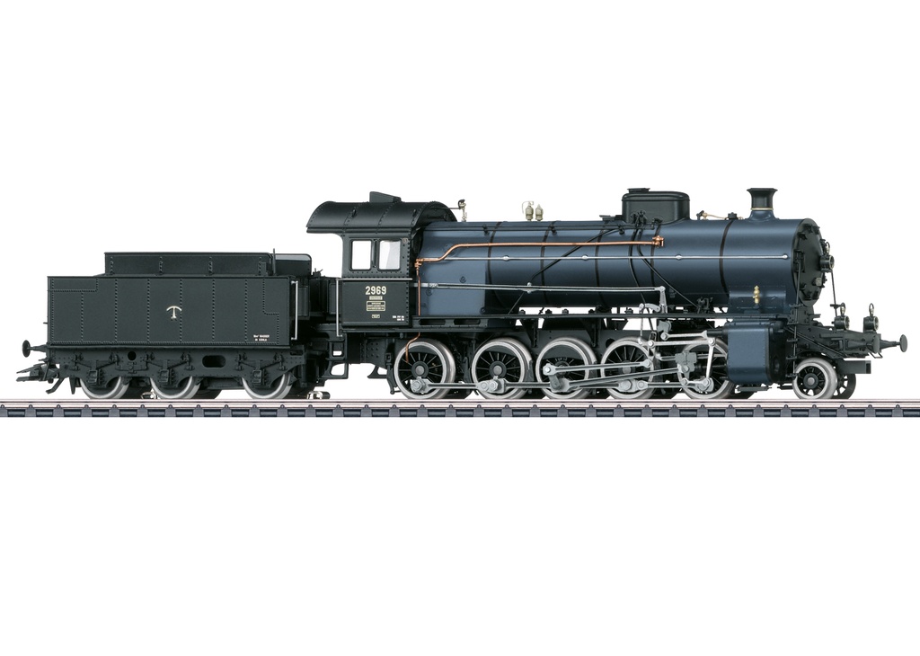 Märklin 39253 - Locomotive à vapeur avec tender - série C 5/6 - "Elefant" - SBB -HO