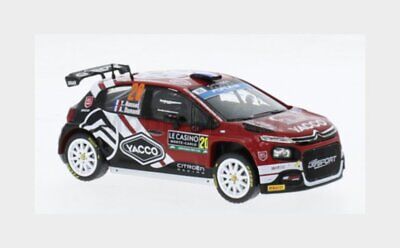 IXO - Citroën C3 Rally2 - #20 - Rallye Monte-Carlo 2024 - Y. Rossel/A. Dunand - 1/43