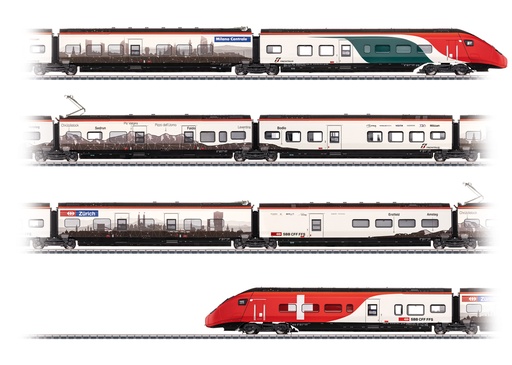 [MAR-39811] Märklin 39811 - Train grande vitesse Giruno CH-I "Zürich - Milano" -  Composée de 7 éléments - HO