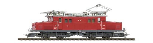 [BEM-1253 535] Bemo - Locomotive électrique HGe 4/4 - 15 -BVZ Zermatt-Bahn - Nostalgielok "Krokodil" - HOm