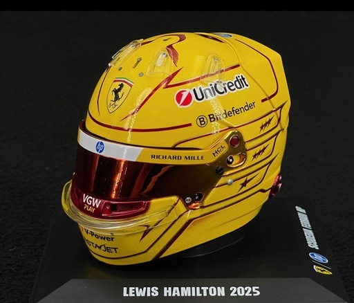 [LOO-HEL008] Looksmart - Casque Lewis Hamilton - #44 - F1 Ferrari - 2025 - 1/5