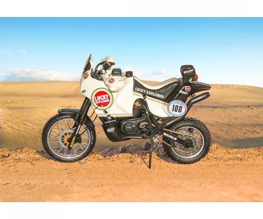 [ITA-4643] Italeri - Cagiva Elephant 850 - Paris-Dakar 1987 - Hubert Auriol / Alessandro De Petri - 1/9