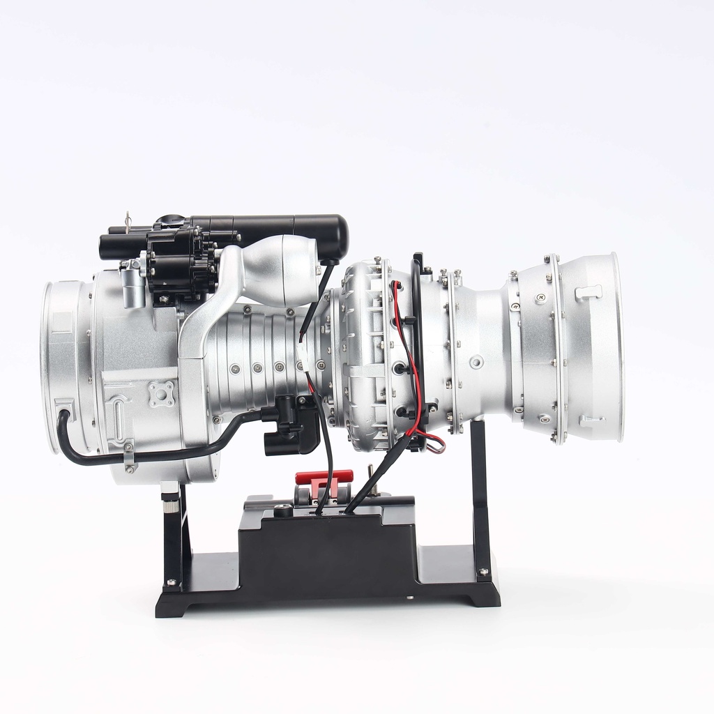 [TECH-DM-136] Teching - T-700 Turboréacteur - Modèle équipant l'hélicoptère Black Hawk - Kit motorisé avec pièces en aluminium et acier - Accu 800 mAh - Poids : 3.0 Kg - 470+ pcs - 1/10 - Niveau : ★★★★☆