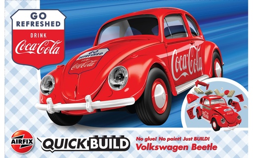 [AIR-J6048] Airfix - VW Beetle "Coca Cola" QuickBuild